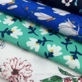 Polyester Woven Moss Crepe Small Floral Printed Fabric